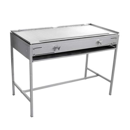 Ferro 16545002 Plancha Frente 120 cm Gas 2 Controles Acero Gris - Plancha - Ferro - King Star
