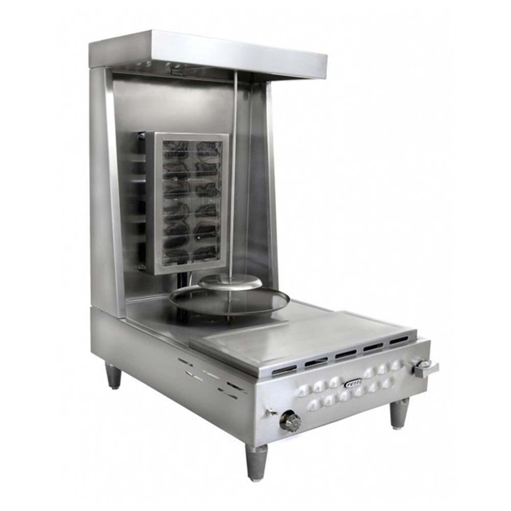 Ferro 16601001 Asador Doneraky Frente 51 cm Gas 2 Controles Acero Inoxidable Gris - Asadores / Grills - Ferro - King Star