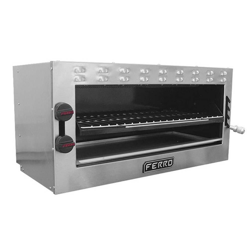 Ferro 23151022 Salamandra 36" Acero Inoxidable 2 Quemadores - Salamadra - Ferro - King Star