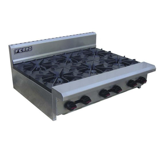 Ferro 23151107 Parrilla 6 Quemadores Gas LP Acero Inoxidable - Parrilla - Ferro - King Star