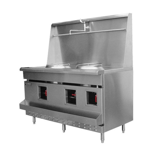 Ferro 23151604 Estufa Wok 2 Quemadores Acero Inoxidable - Estufa - Ferro - King Star