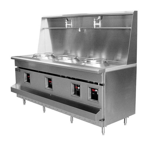 Ferro 23151605 Estufa Wok 3 Quemadores Acero Inoxidable - Estufa - Ferro - King Star
