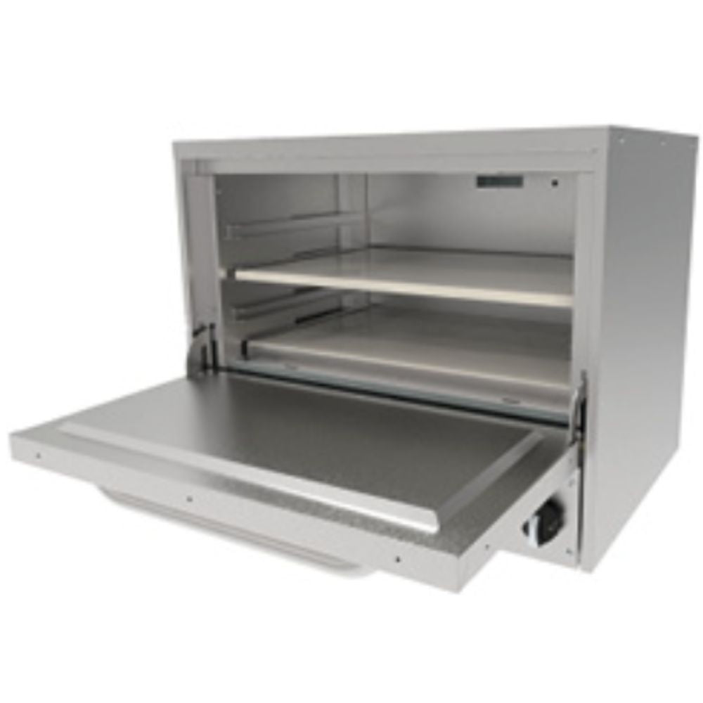 HORNO ASBER AEPO-36-S | Horno Pizzero | Piedra Cerámica Refractaria | Gas | Acero Inoxidable | Pizzería Hotel Restaurante | Horno Pizzero Piedra Refractaria Gratinador Tostador Alimento Masa Birote Cocción Masa Sobre Mesa Rejilla Comida Hotel Restaurante Comedor Industrial Bisagra Cortes Panadería Negocio Comercial 