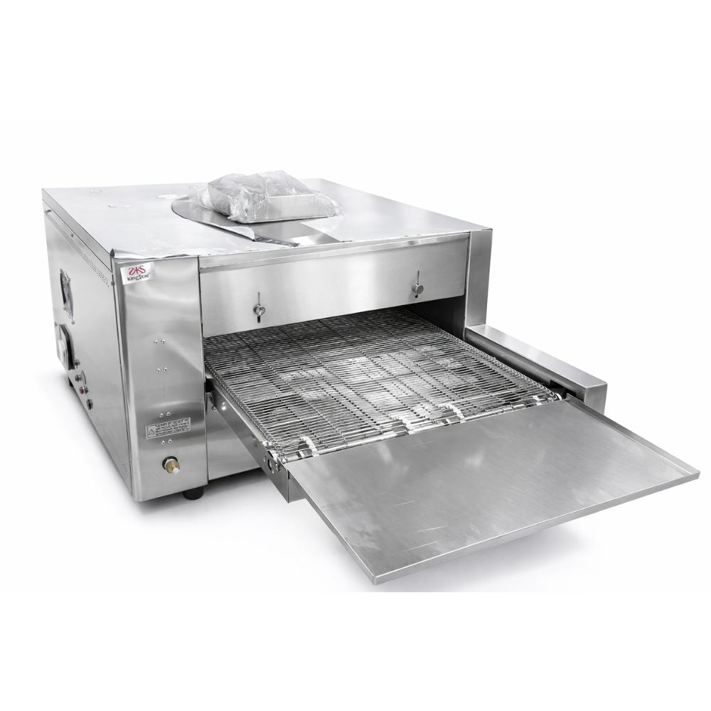 HORNO KINGSTAR HTPKG | Horno Transportador para Pizza | Gas | Pizzería Restaurante Panadería Pizzería Restaurante Pastelería Banquetes Cocina Industrial Alimentos Cocción