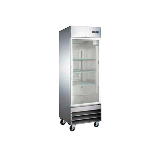Icehaus CV-1PC-SS-01 Congelador Vertical 1 Puerta Cristal 23 Pies - 650 Litros - Refrigerador Vertical - Icehaus - King Star