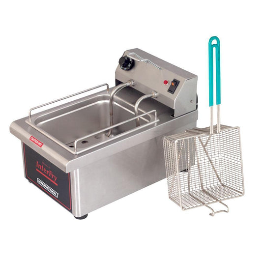 International F5L-E Freidor Electrico 5 Litros 127 V Acero Inoxidable - Freidores - International - King Star