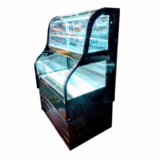 Masser RHNVCT 1500 FGAD Vitrina Dual Inferior Abierto Superior Cristal Curvo - Vitrinas Refrigeradas - Masser - King Star