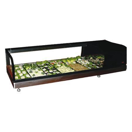 Masser RHNVSH 1500 Vitrina Refrigerada 6 Insertos Cristal Curvo - Vitrinas Refrigeradas - Masser - King Star