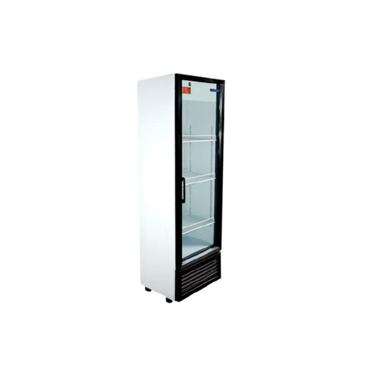 Masser VBL 250 Refrigerador Enfriador Vertical 1 Puerta Cristal 3 Parrillas Iluminacion LED Cuerpo esmaltado - Refrigeradores Verticales - Masser - King Star