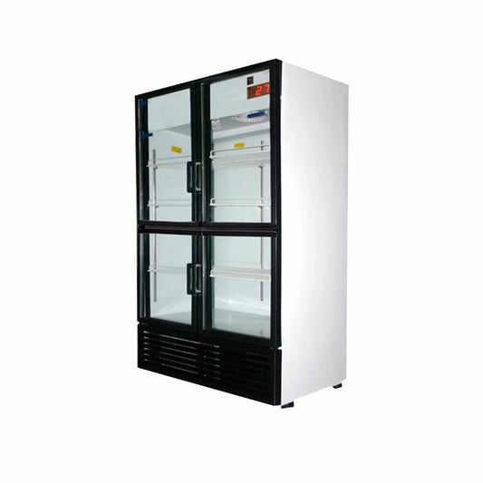 Masser VBL 600 4P Refrigerador Enfriador Vertical 8 Parrillas Iluminacion LED Cuerpo Esmaltado - Vitrinas Refrigeradas - Masser - King Star