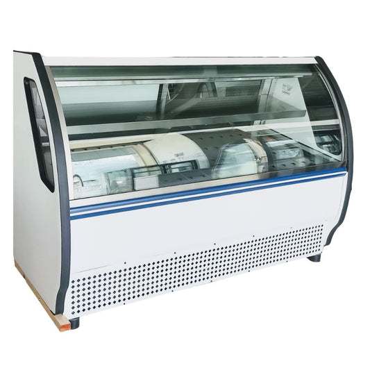 Masser RHNVCA 1500 AI Vitrina Refrigerada Cristal Curvo - Vitrinas Refrigeradas - Masser - King Star