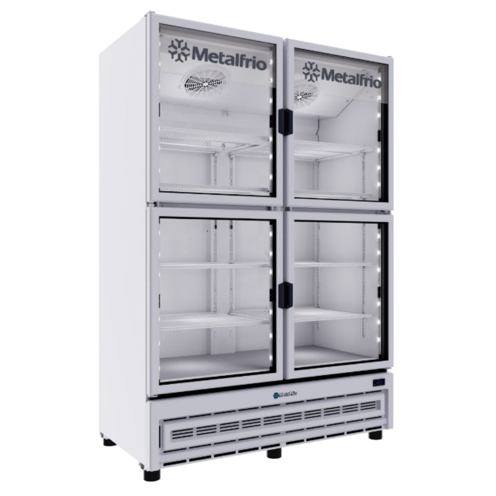 Metalfrio RB804 Refrigerador Vertical 4 Puertas Cristal 8 Parrillas Iluminacion LED -  - Metalfrio - King Star