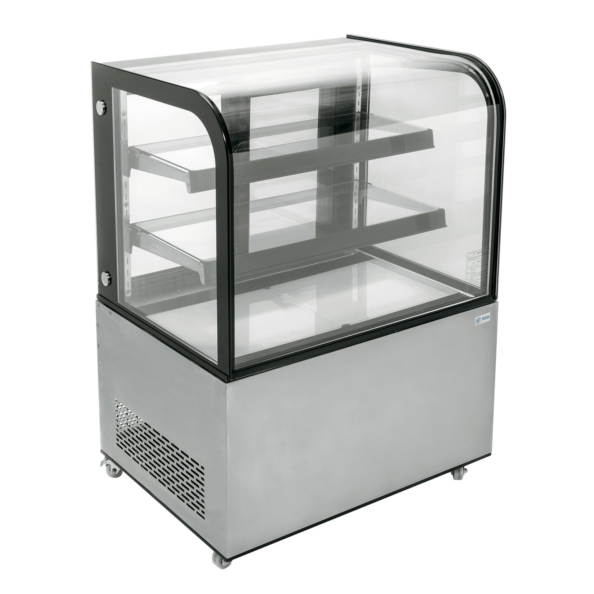 Migsa Arc-270Y Vitrina Refrigerada Piso Cristal Curvo. 91.5 cm. 270 Lt/9.53 pies. - 110 V - Vitrinas Refrigeradas - Migsa - King Star