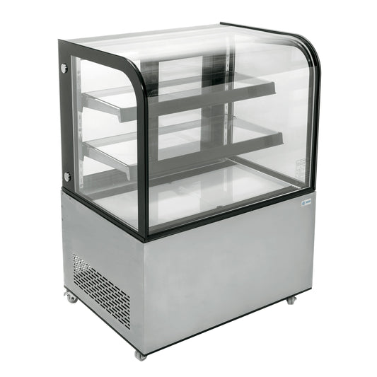Migsa Arc-270Y Vitrina Refrigerada Piso Cristal Curvo. 91.5 cm. 270 Lt/9.53 pies. - 110 V - Vitrinas Refrigeradas - Migsa - King Star
