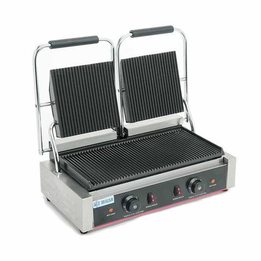 Migsa Bn-813 Plancha Panini Doble Sandwiches Hamburguesas Plancha Cocina  Electrica Alimentos Hamburguesa Quesadillas Taquería Foodtruck Pollo Pescado Carne Asar Sandwiches Asar Hamburguesas Tacos Barbacoa Lonches Plancha Panini Plancha Doble. King Star. Envíos seguros a todo México. Cotiza hoy mismo.