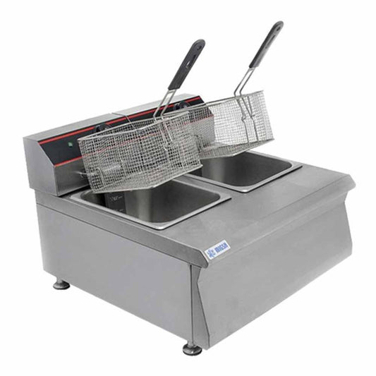 Migsa Bn600-E601 Freidor Electrico 2 Tinas 8 Litros Freir Aceite Papas A la Francesa Aros De Cebolla Freidor Snacks Pollo Frito Tanque Freidora.   King Star. Envíos seguros a todo México. Cotiza hoy mismo.