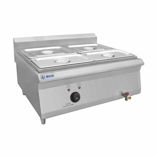 Migsa Bn600-E607 Baño Maria 4 Insertos Baño María Balneum Mariae Cocina Industrial Comedor Banquetes Calentar Negocio Preparar Chocolate Cobertura Chocolate Cremas Salsas Mermeladas Jaleas Postres Queso Fondant Mazapan Confiteria Derretir . King Star. Envíos seguros a todo México. Cotiza hoy mismo.