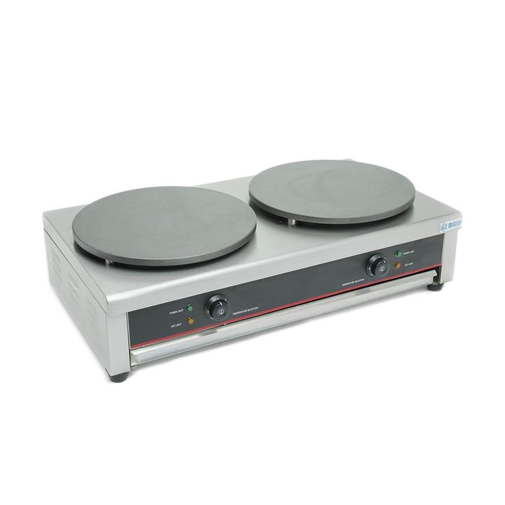 Migsa Em-2 Crepera Doble Electrica Crepería Restaurante Negocio Locales Cocina Crepes Crepas Dulces Salados Vegetarianos Veganos Tortillas Maíz Harina Omelettes Pancake Crepaletera Cafeteria.  King Star. Envíos seguros a todo México. Cotiza hoy mismo.