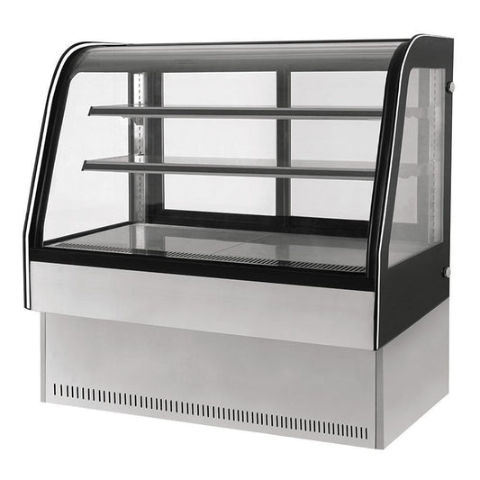 Migsa Gn-1200C2 Vitrina Refrigerada Exhibidora Cristal Curvo. 120 cm. 306 Lt / 10.8 pies - 110 V - Vitrinas / Exhibidores - Migsa - King Star
