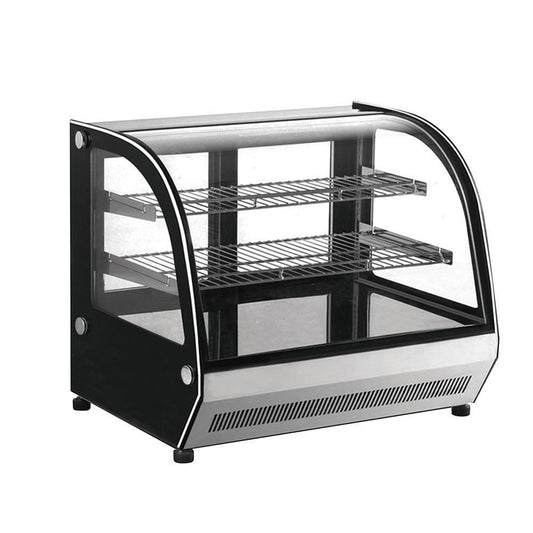 Migsa Gn-1200Ct Vitrina Exhibidora Cristal Curvo. 120 cm. 190 Lt / 6.7 pies - 110 V - Vitrinas Refrigeradas - Migsa - King Star