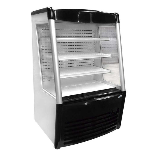 Migsa Rts-390L Vitrina Exhibidora Mural De Autoservicio Cortina De Aire. 92 cm. 390 Lt / 13.77 pies - 110 V - Vitrinas Refrigeradas - Migsa - King Star