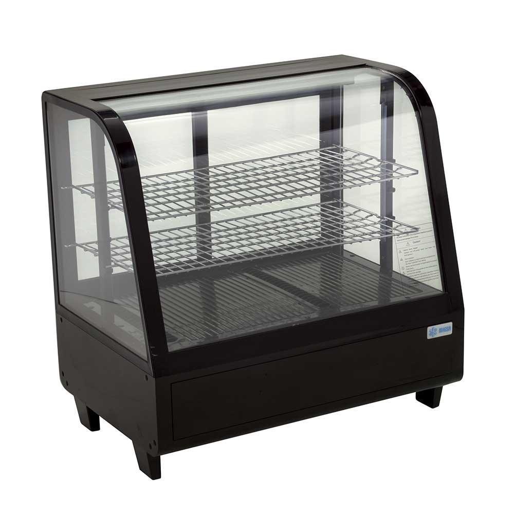 Migsa Rtw-100L Vitrina Refrigerada Cristal Curvo. 70.5 cm. 100 Lt / 3.53 pies - 110 V - Vitrinas Refrigeradas - Migsa - King Star