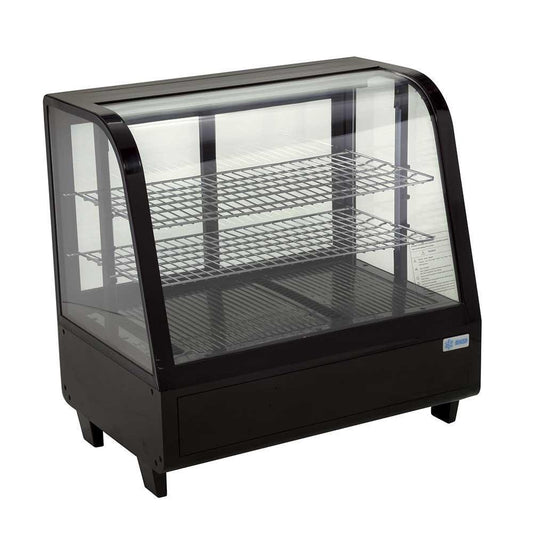 Migsa Rtw-100L Vitrina Refrigerada Cristal Curvo. 70.5 cm. 100 Lt / 3.53 pies - 110 V - Vitrinas Refrigeradas - Migsa - King Star