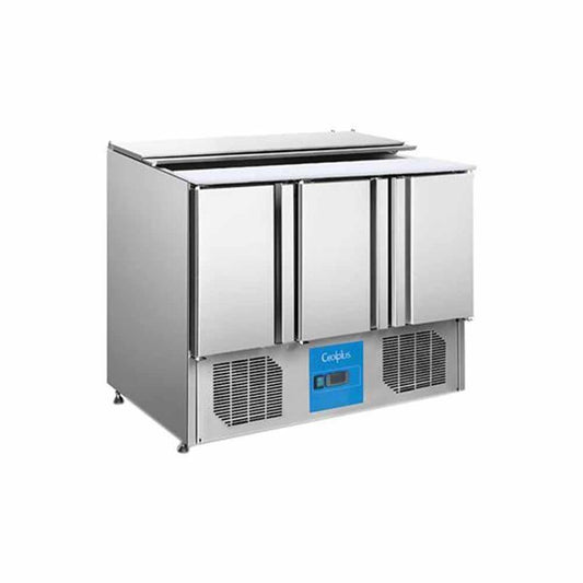 Migsa S903 Barra Fria Ensaladas Tipo Europeo 3 Puertas Restaurante Cafeteria Guarniciones Comedores Industriales Cocinas Industriales Panaderia Carniceria Preparacion Sushi Postres Ensaladas Baguettes. King Star. Envíos seguros a todo México. Cotiza hoy mismo.