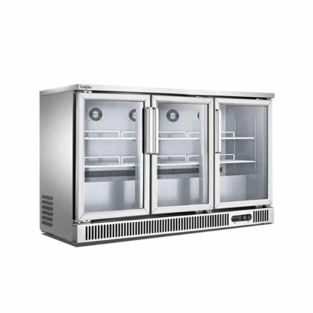 Migsa Sg380 Refrigerador Back Bar Bajo Barra 3 Puertas Cristal Bar Restaurante Cafeteria Cocina Industrial Refrigerar Bajo Barra Conservar Comedor.  King Star. Envíos seguros a todo México. Cotiza hoy mismo.