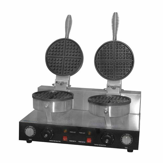 Migsa Uwb-2 Wafflera Tipo Americana Doble Eléctrica Termostato Acero Inoxidable 120 V - Wafleras - Migsa - King Star