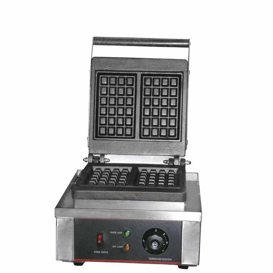 Migsa Uwbf-1 Wafflera Sencilla Rectangular Acero Inoxidable Termostato 120 V - Wafleras - Migsa - King Star