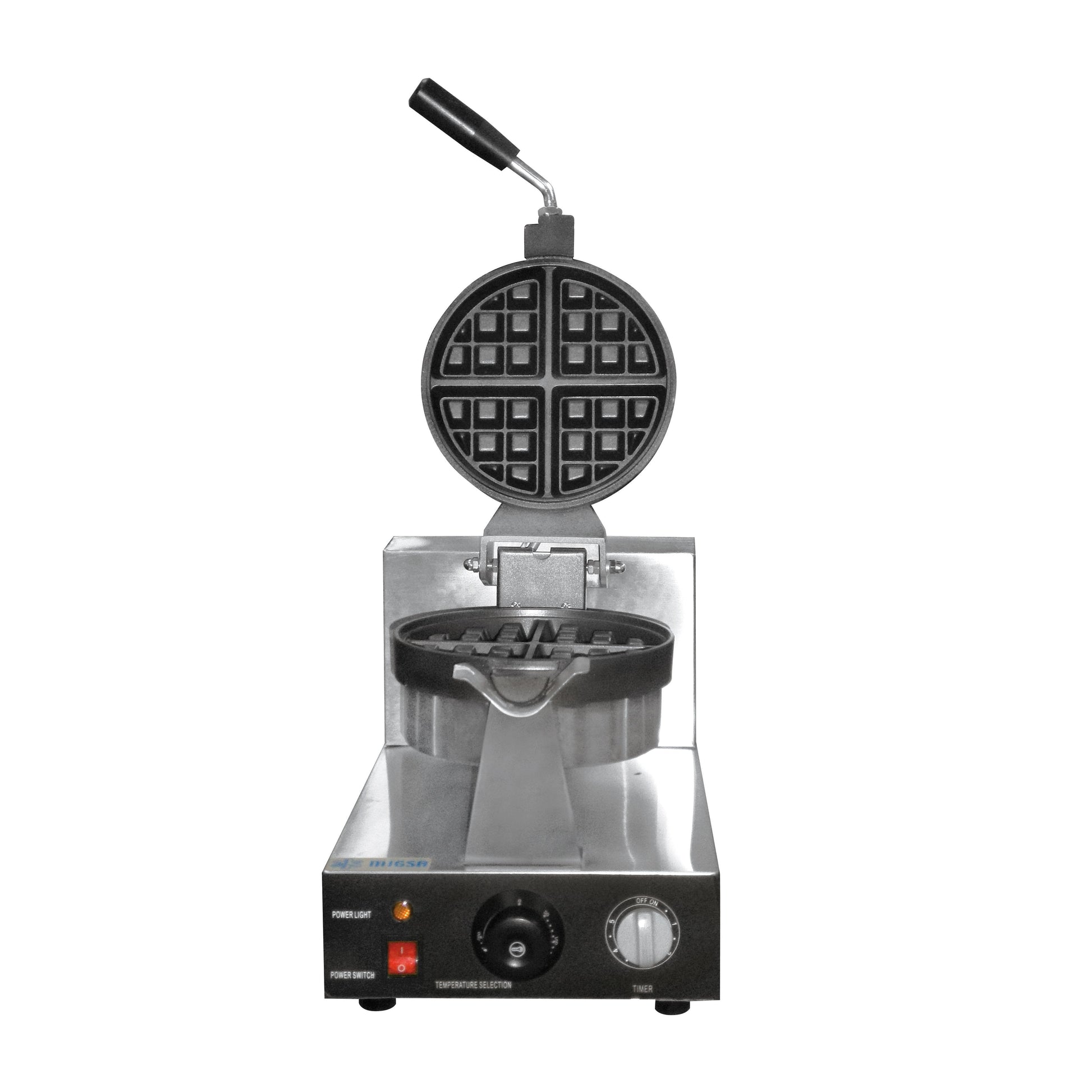 Migsa Uwbx-1 Wafflera Belga Giratoria Eléctrica Acero Inoxidable 120 V - Wafleras - Migsa - King Star