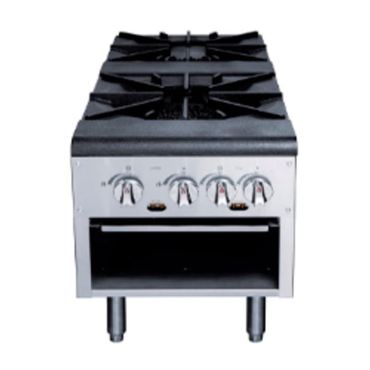 Migsa AZL-2-MG Estufon Comercial 2 Parrillas Gas Cocinas Fondas Restaurantes Cenadurias Comedores Industriales Preparación de Alimentos Coccion.  King Star. Envíos seguros a todo México. Cotiza hoy mismo.