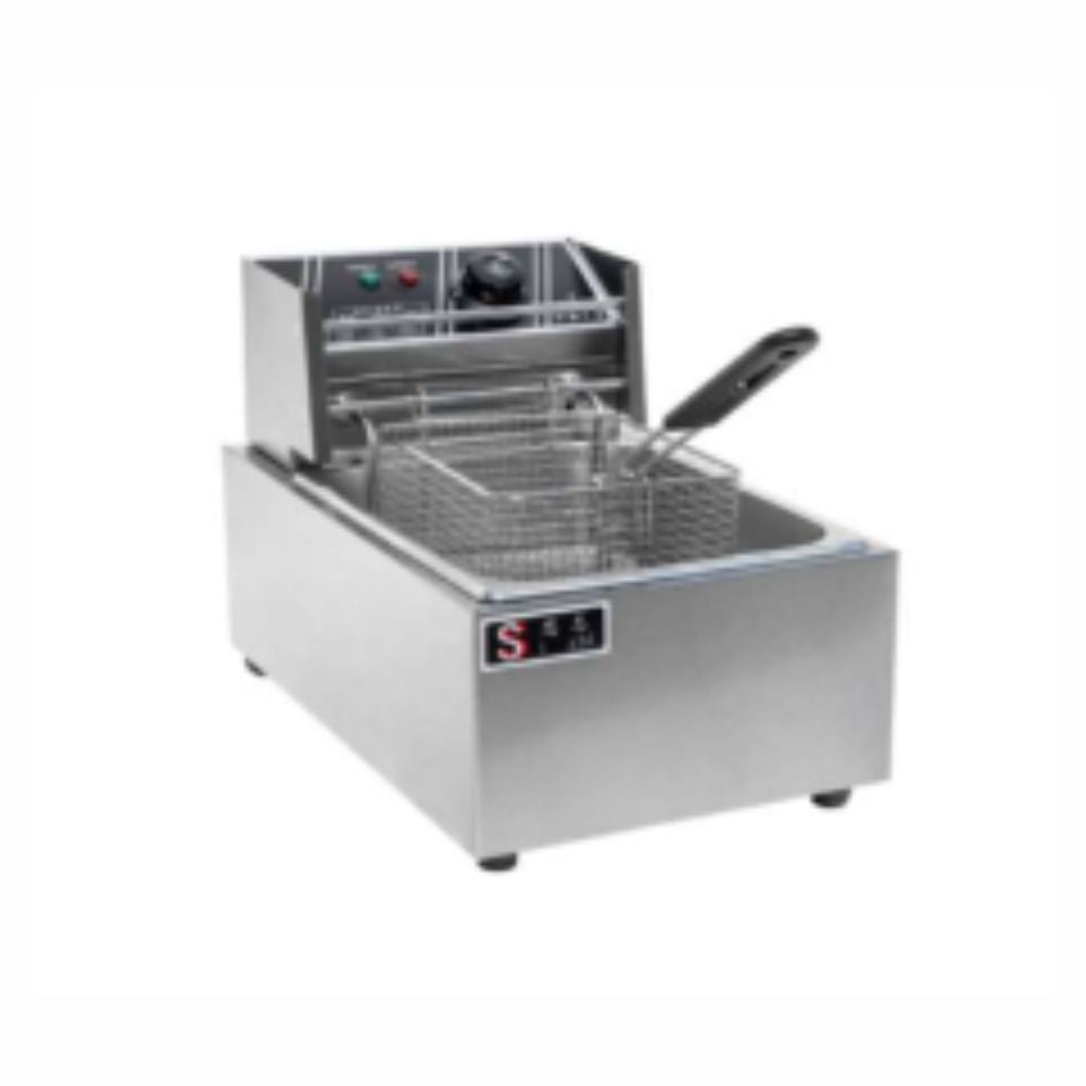 Migsa MFE-6 Freidora Electrica Mesa 1 Canastilla Restaurante Cocina Económica Freír Alimentos Freidores Alitas Papas A la Francesa Salchipulpos Pollo.  King Star. Envíos seguros a todo México. Cotiza hoy mismo.