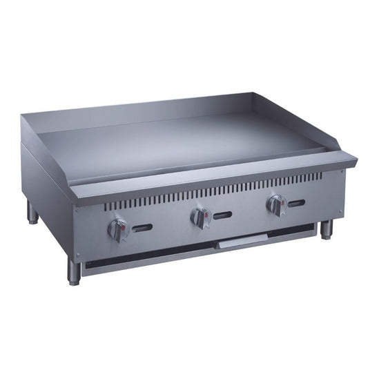 Migsa MGRG-36-MG Plancha Comercial Gas Frente 92 cm Carne Pollo Tacos Hamburguesas Hot Dog Tacos Barbacoa Tacos Dorados Tortas Panini Restaurante Comedor Cocina Industriales Negocio Fonda.  King Star. Envíos seguros a todo México. Cotiza hoy mismo.