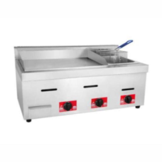 Migsa PFM85SI Plancha Grill Lisa Freidora Gas Frente 85 cm Carne Pollo Tacos Hamburguesas Hot Dog Tacos Barbacoa Tacos Dorados Tortas Panini Restaurante Comedor Cocina Industriales Negocio Fonda Taqueria Cenaduria.  King Star. Envíos seguros a todo México. Cotiza hoy mismo.