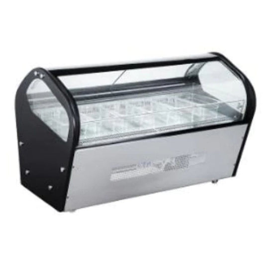 Migsa RTD-122L Vitrina Exhibidora Helados 6 Insertos Sobre Mostrador -  - Migsa - King Star