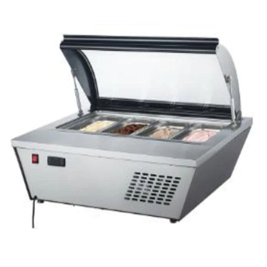 Migsa RTD-67L Base Congelada Helados 4 Insertos Sobre Mesa -  - Migsa - King Star