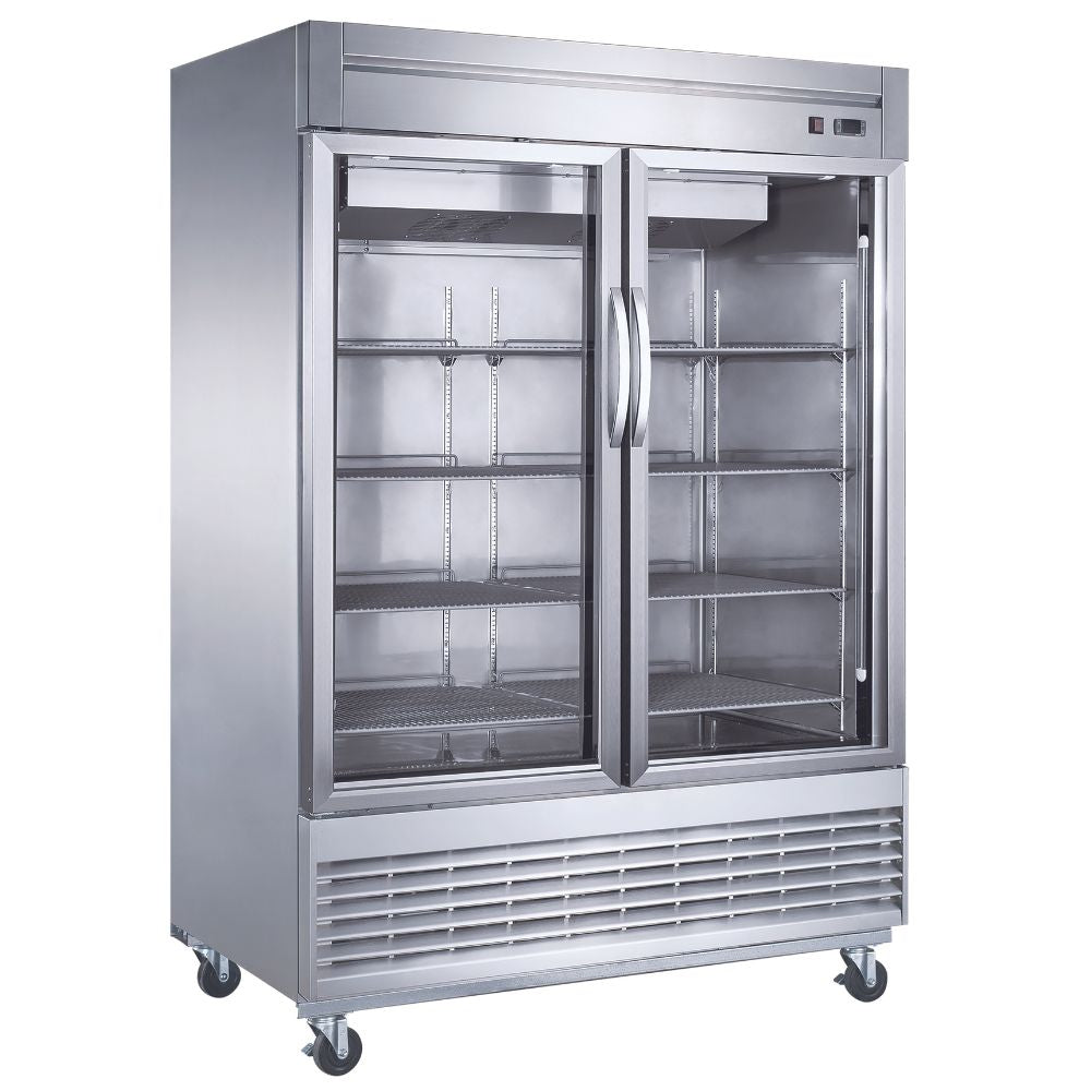 Migsa UR-54C-2G Refrigerador Vertical 2 Puertas Cristal Acero Inoxidable -  - Migsa - King Star