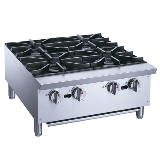 Migsa XRB-4-MG Parrilla Comercial Frente 61 cm 4 Parrillas Gas Acero Inoxidable Gris -  - Migsa - King Star