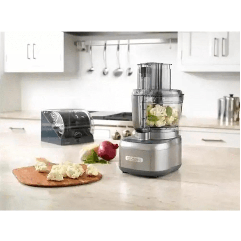 PROCESADOR KINGSTRONG CUISINART FP-13DSV |  Procesador de Alimentos | 13 Tazas | Acero Inoxidable | Panel Táctil | Cocina Restaurante Cafetería | Negocio Alimentos Corte Picado Fino Verduras Frutas Carne