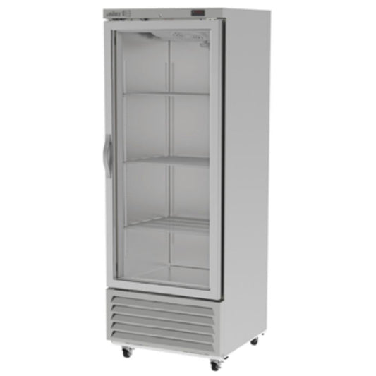 REFRIGERADOR ASBER ARR-17-G HC | Refrigerador Exhibidor Vertical | 1 Puerta Cristal | 17 Pies Cúbicos | Acero Inoxidable | 3 Parrillas | Bistró Restaurante Carnicería Abarrotes | Panadería Refresquero Latas Bar Tiendas Bistro Restaurante Lácteos Industrial Cocina Cremería Comercios Insumos Hotel Carnicería Abarrotes 