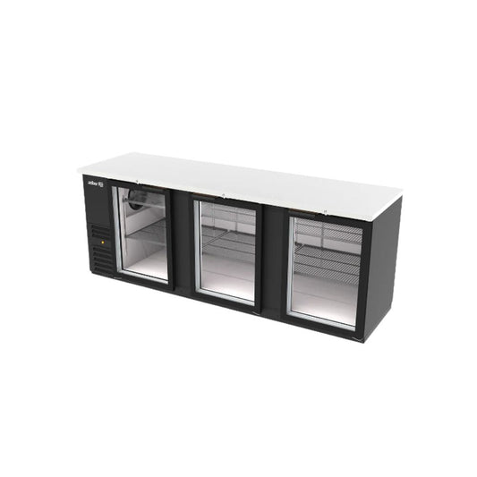 REFRIGERADOR ASBER ABBC-94G HC/SG-HC | Refrigerador Contra Barra | 3 Puertas | 6 Parillas | 34.4 Pies Cúbicos | Cerradura | Bar Restaurante Cervecería | Bar Restaurante Cervecería Bar Restaurante Cervecería Cocina Habitación Departamento Bebidas Cerveza 