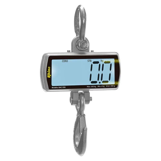 Rhino BAC-500 Báscula Colgante Backlight Control Remoto HOLD 500 kg - Básculas - Rhino - King Star
