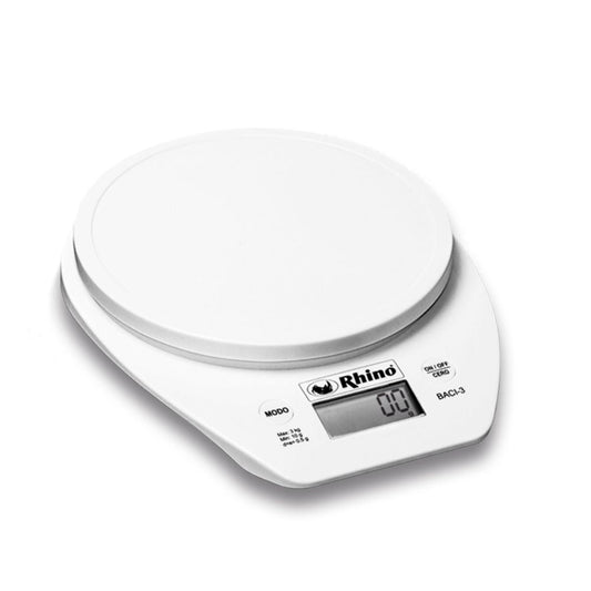 Rhino BACI-3 Bascula Porcionadora 3 Kg Báscula Porcionadora Precisión Cantidades Pequeñas Harina Azucar Objetos Pequeños Para Clavos Anillos Especias Peso en Gramos Bolsillo Portatil. Ideal para pesar, hogar, casa, restaurante, portátil, cremería, cocina, cosas pequeñas, cantidades pequeñas, portátil, negocio, harina, azúcar, tienda, etc. King Star. Envíos seguros a todo México.