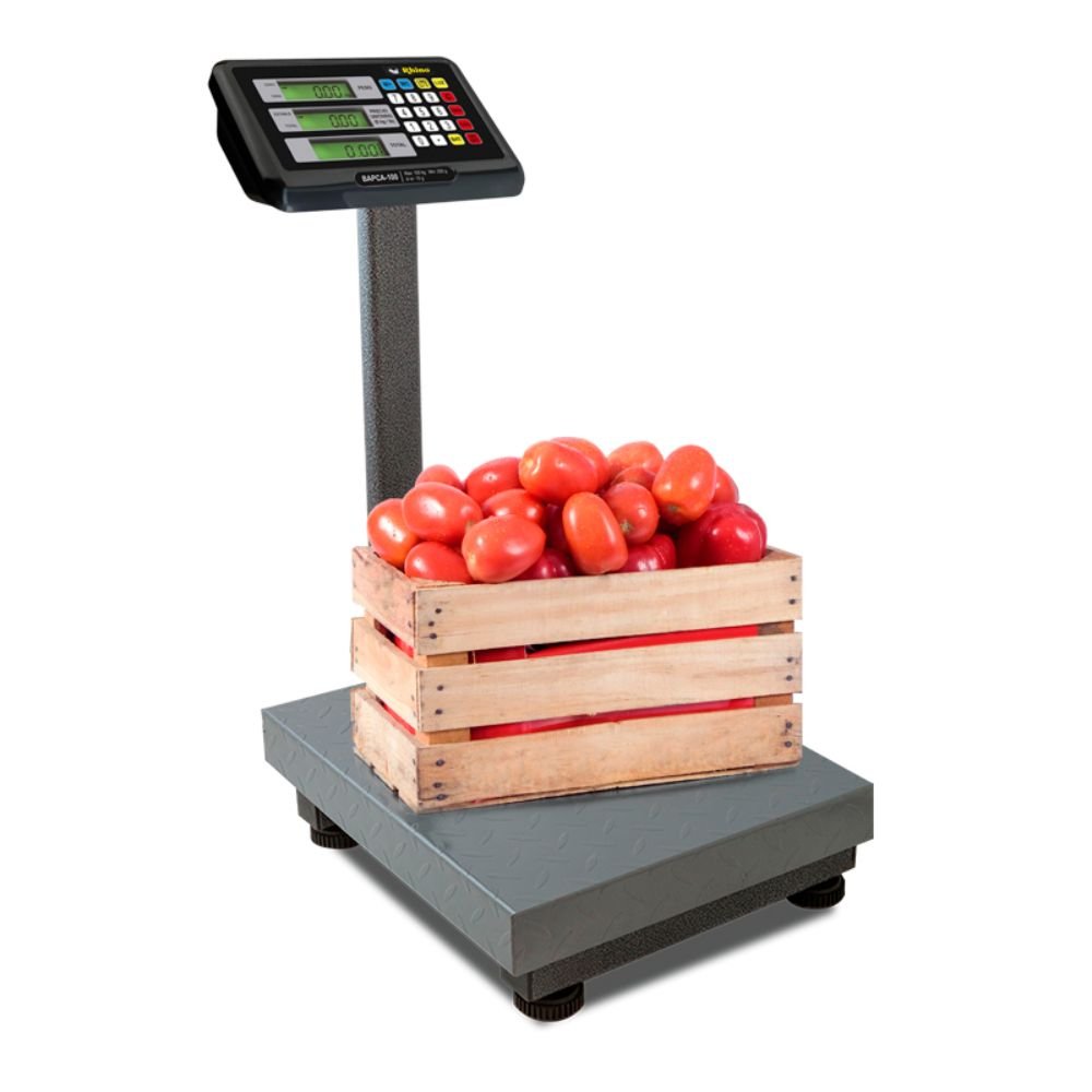 Rhino BAPCA-100 Bascula Plataforma 100 kg Báscula Tianguis Pesar Cargar Uso Industrial Básculas Restaurantes Pesar Tianguis Restaurante Verduras Carnes Plataforma Carniceria Cargar. Ideal para pesar, rudo, industrial, cajas, industria, bodegas, negocio, para montacargas, cargar, pesar, plataforma, etc. King Star. Envíos seguros a todo México. Cotiza hoy mismo.