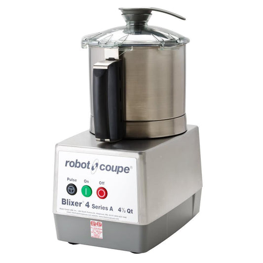 Robot Coupe BLIXER 4 Procesador Alimentos Monofásico Tazón Acero Inoxidable de 4.5L 1.5 HP - Procesadores Alimentos / Ralladores / Cortadores - Robot Coupe - King Star