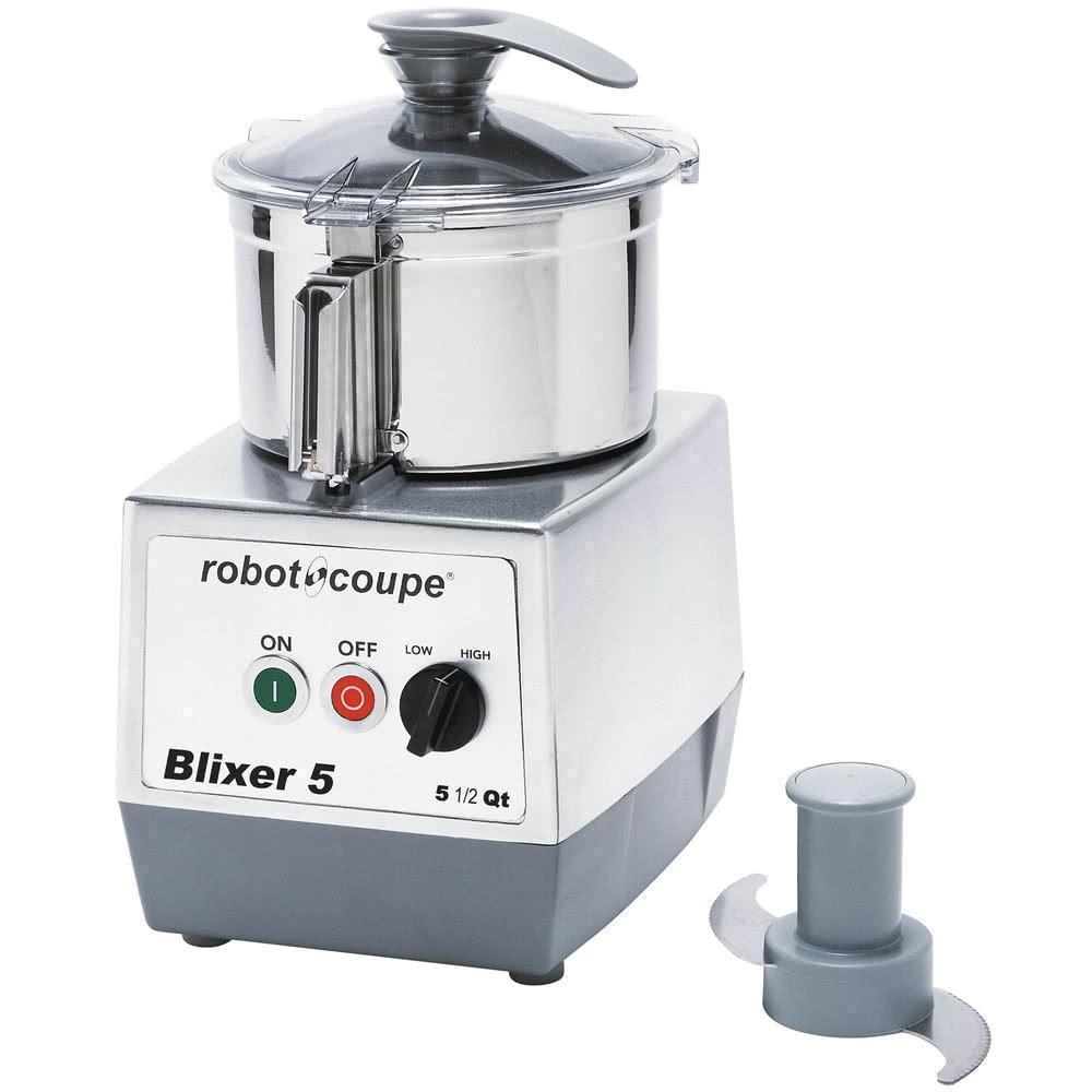 Robot Coupe BLIXER 5 Procesador  Alimentos  5.5 Qt. Dos velocidades Tazón Acero Inoxidable - Procesadores Alimentos / Ralladores / Cortadores - Robot Coupe - King Star