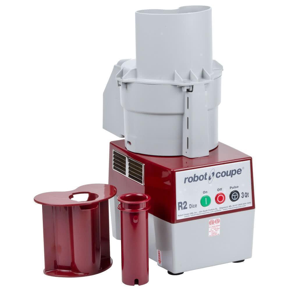 Robot Coupe R2 DICE Procesador  Alimentos Monofásico  Alimentación Continua - Procesadores Alimentos / Ralladores / Cortadores - Robot Coupe - King Star