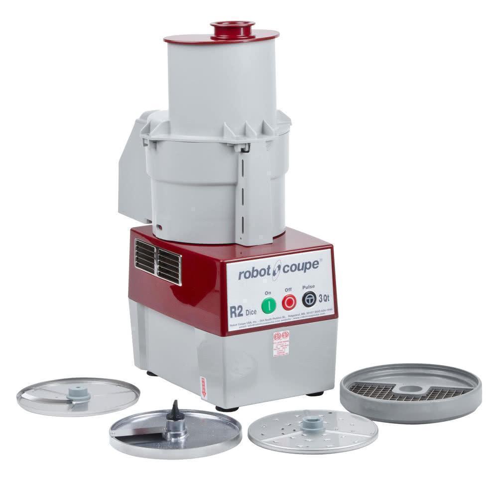 Robot Coupe R2 DICE Procesador  Alimentos Monofásico  Alimentación Continua - Procesadores Alimentos / Ralladores / Cortadores - Robot Coupe - King Star